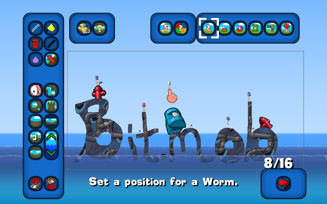 Worms - Bitmob Map
